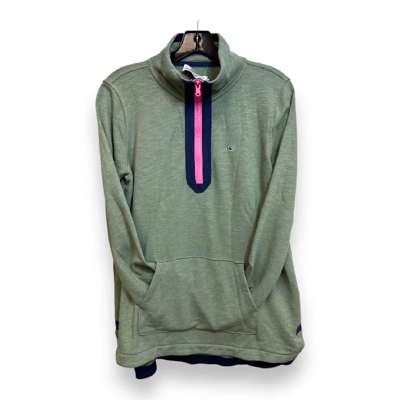 Elegant long sleeve Top Long Sleeve By Vineyard Vines In Green, Size: M