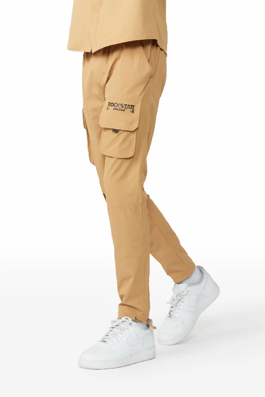 Slim-fit trousers Akando Beige Jogger