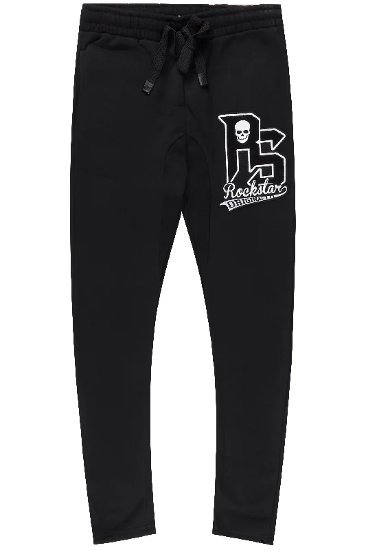 Checkered pants Marshawn Black Graphic Trackpant