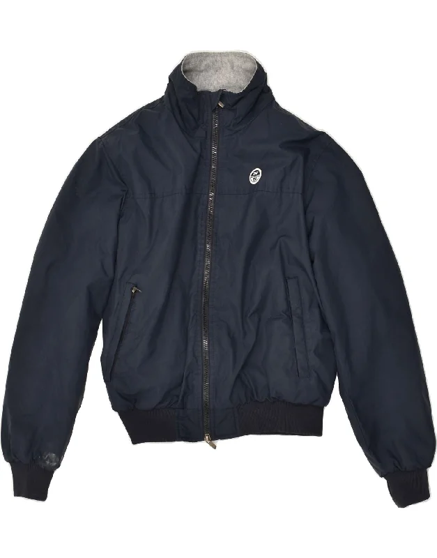 NORTH SAILS Mens Bomber Jacket UK 36 Small Navy Blue Nylon