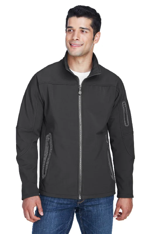 North End Mens Technical Water Resistant Full Zip Jacket - Graphite Grey