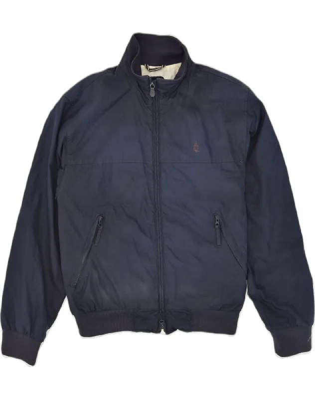 MARINA YACHTING Mens Bomber Jacket IT 44 XS Navy Blue Polyester