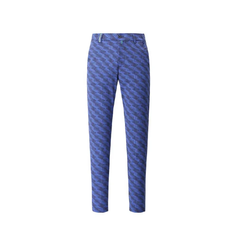 All-season pants START | 4 WAY STRETCH WELT POCKET PRINTED TROUSERS | FINAL SALE