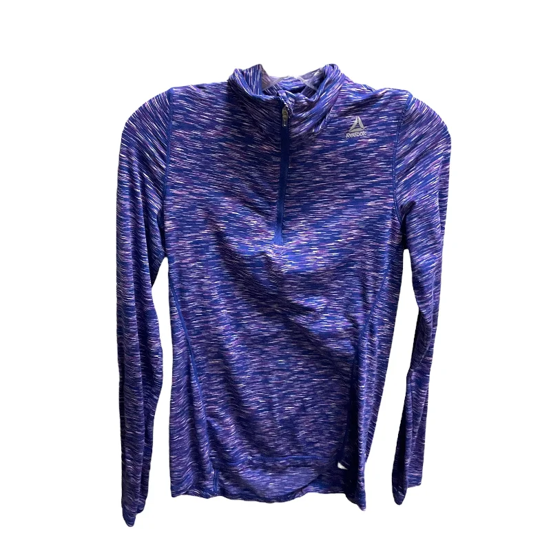 Elegant long sleeve Athletic Top Long Sleeve Crewneck By Reebok In Multi-colored, Size: Xs