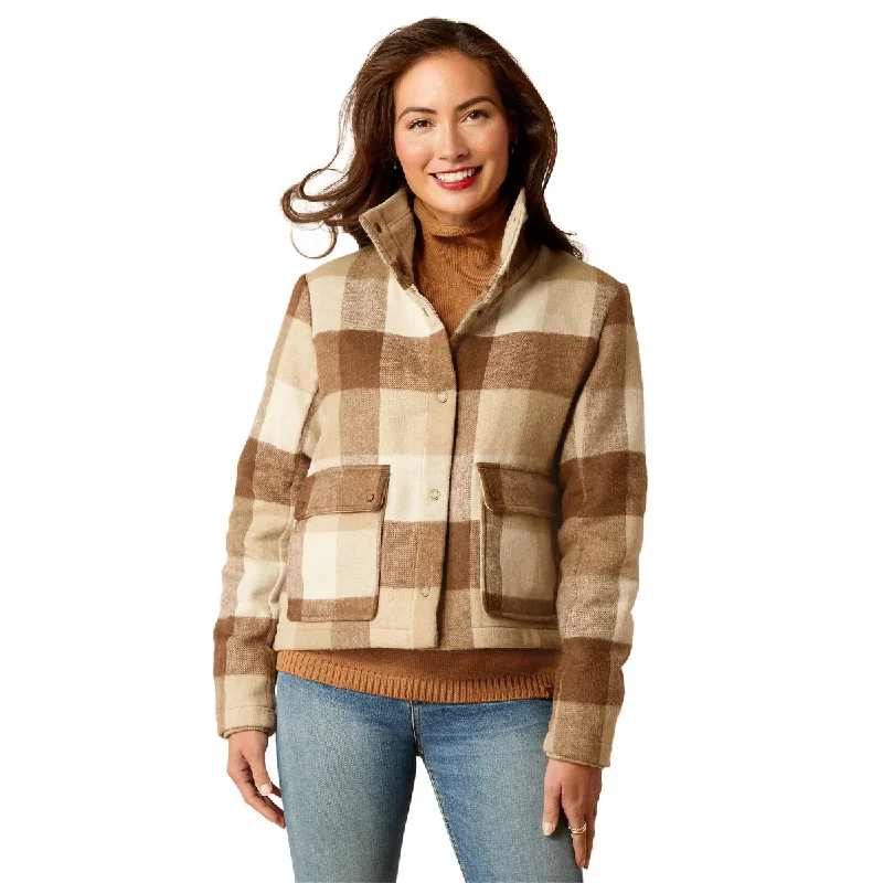 Camel Buffalo Plaid