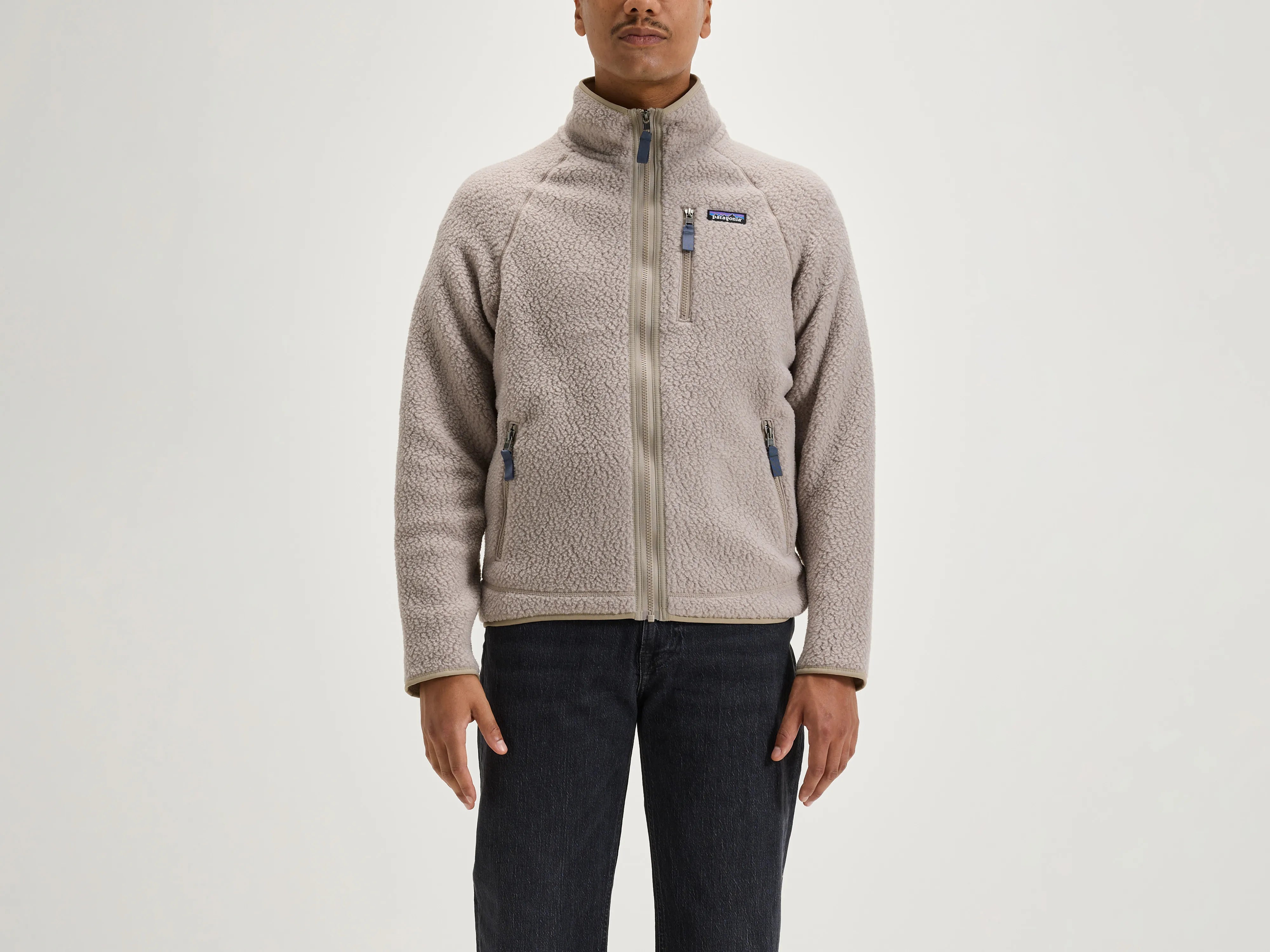 Men'S Retro Pile Fleece Jacket (242 / M / GREY)