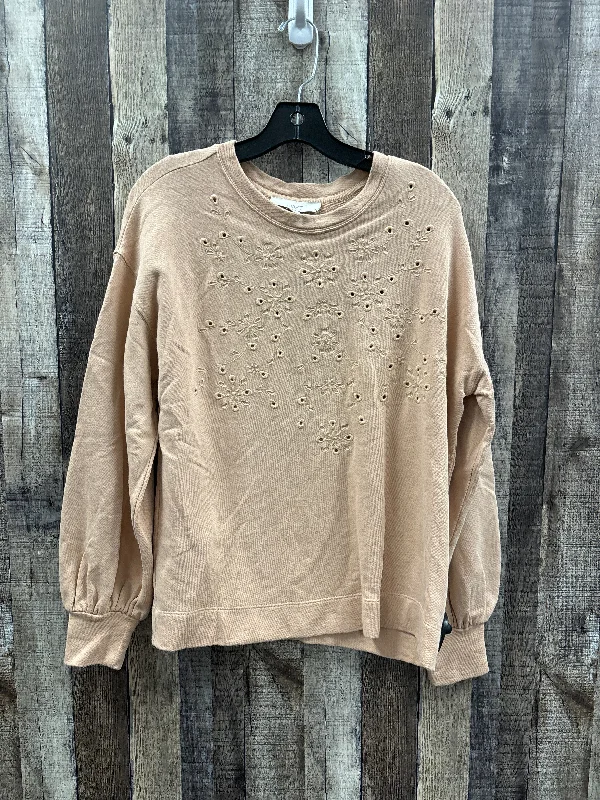 Long sleeve blouse Top Long Sleeve By Loft In Peach, Size: M