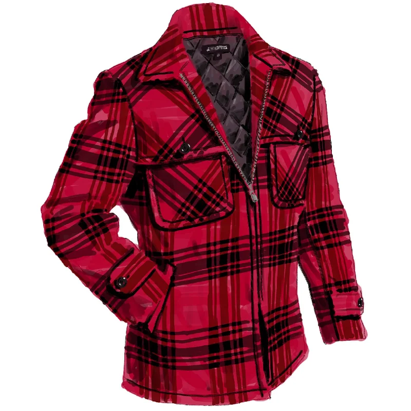 Double-Shoulder Mackinaw Coat