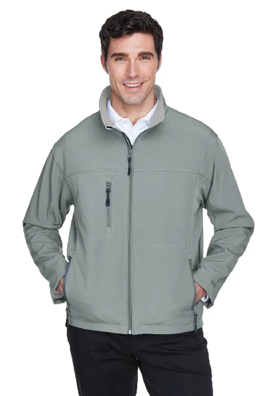 Devon & Jones Mens Wind & Water Resistant Full Zip Jacket - Charcoal Grey