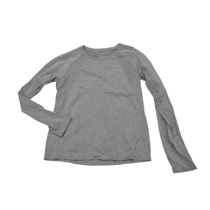 Casual top GREY ATHLETIC TOP LS CREWNECK by ALL IN MOTION Size:L