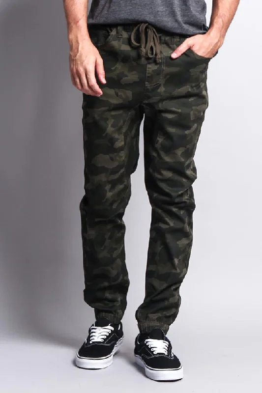 All-season pants Men's Jogger Twill Pants (Olive Camo)