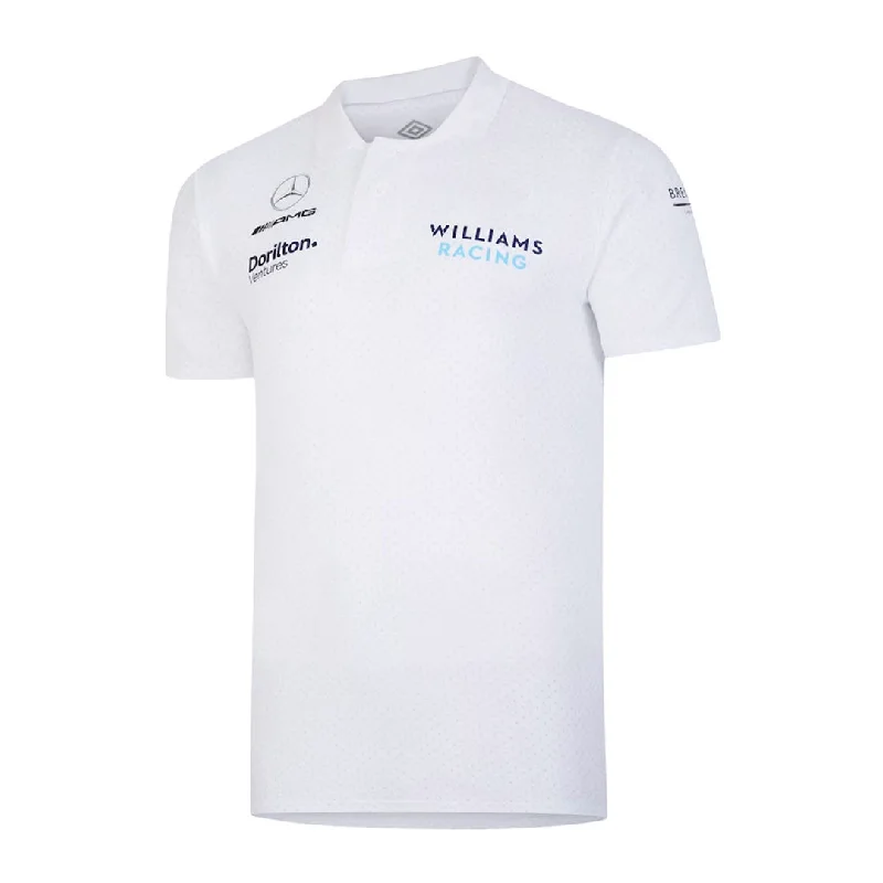 Umbro - Men's Williams Racing CVC Media Polo (HUUM199200U 13V)