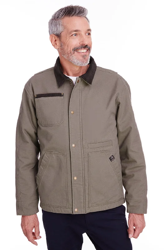 Dri Duck Mens Rambler Full Zip Jacket - Gravel Grey