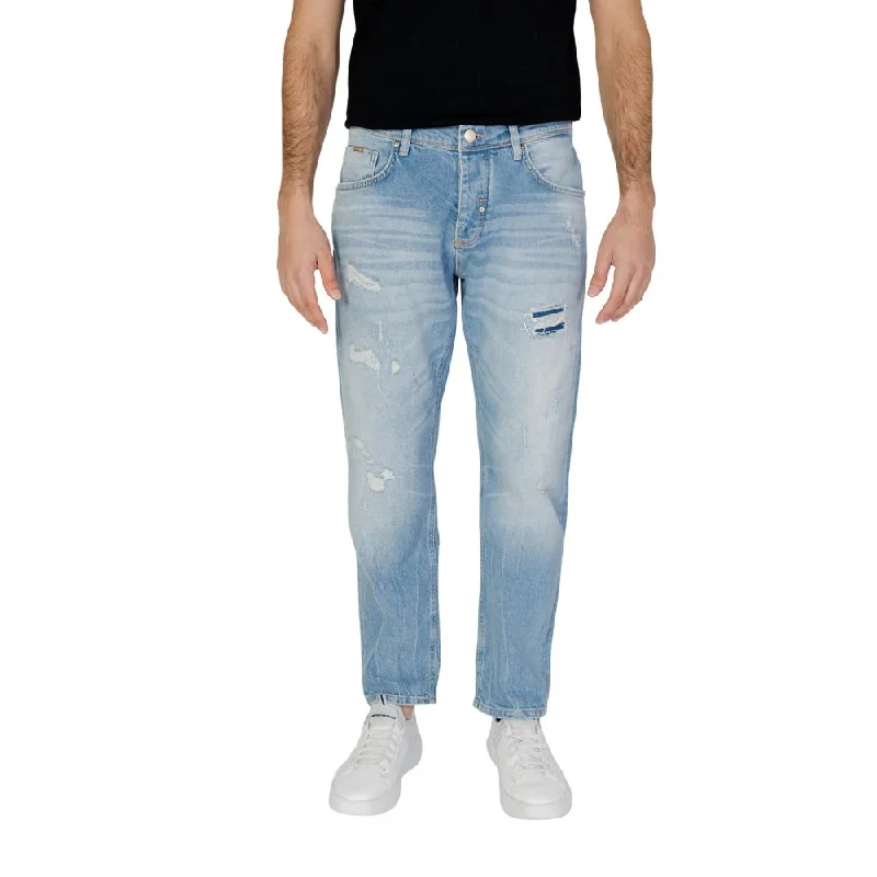 Loose fit Antony Morato blue Cotton Jeans & Men's Pant