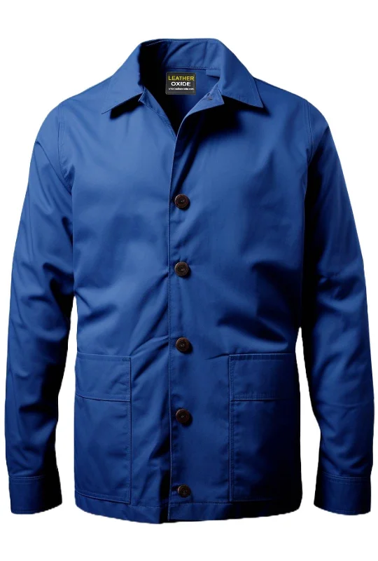 Blue Cotton Coat