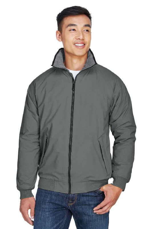 Devon & Jones Mens Classic Full Zip Jacket - Graphite Grey - Closeout