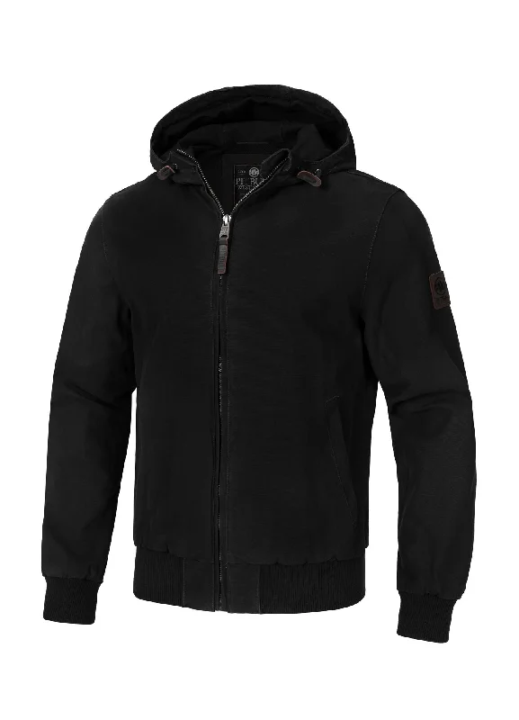 Men's transitional hooded jacket Crimson