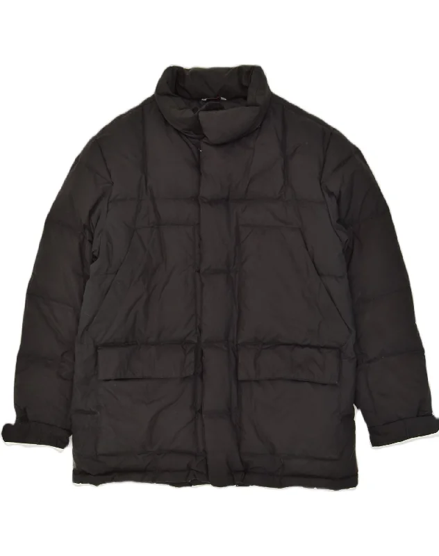 DUBIN Mens Padded Jacket Large Black Polyamide