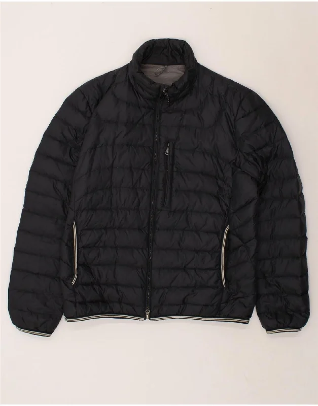 MARINA YACHTING Mens Padded Jacket IT 54 2XL Navy Blue Polyamide