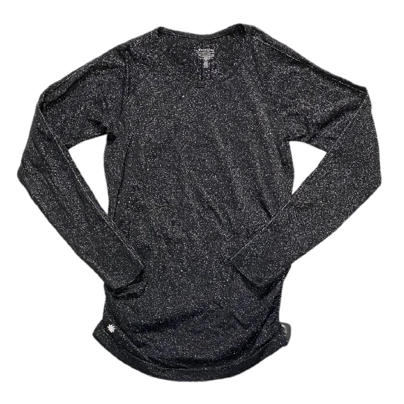 Casual top Black Athletic Top Long Sleeve Crewneck Athleta, Size M