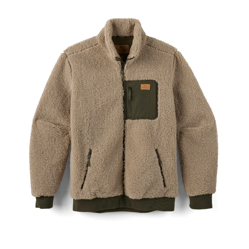 Men's Zip Front Sherpa Fleece