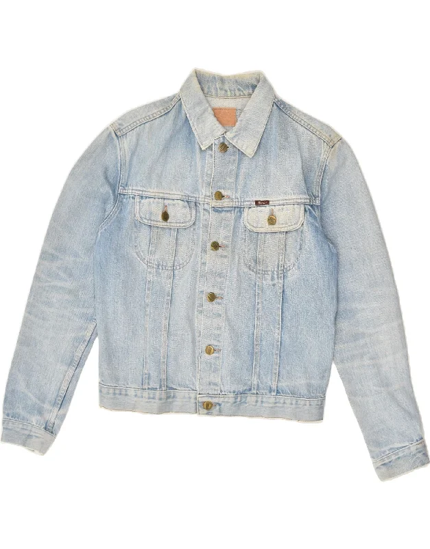 RIFLE Mens Denim Jacket UK 36 Small Blue