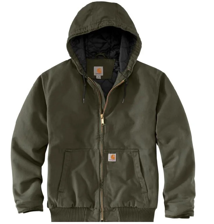 Men's Loose Fit Washed Duck Insulated Active Jac