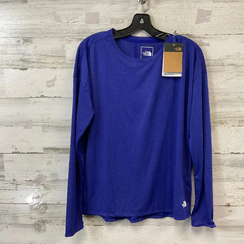 Classic shirt Top Long Sleeve By The North Face In Blue, Size: L