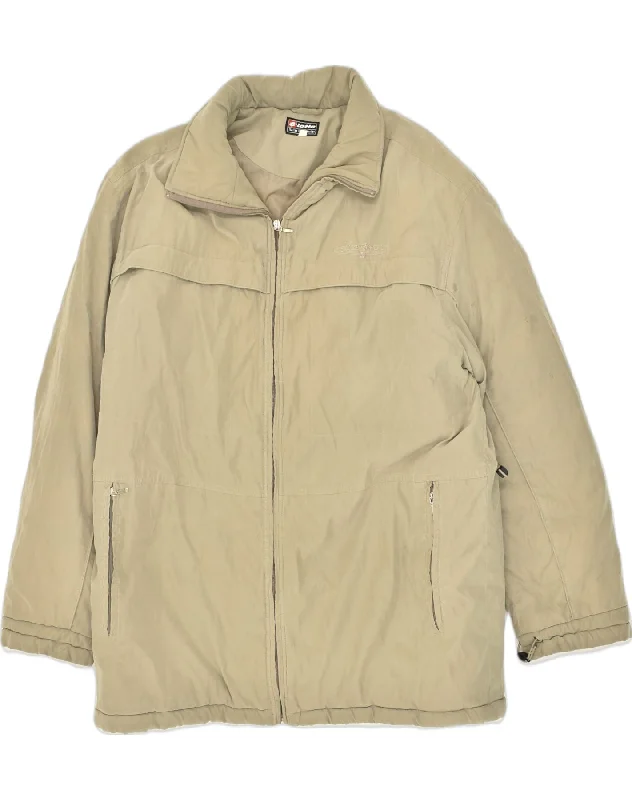 LOTTO Mens Windbreaker Jacket UK 44 2XL Beige Nylon