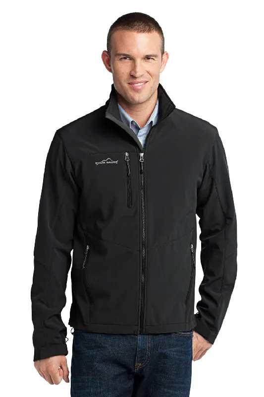 Eddie Bauer Mens Water Resistant Full Zip Jacket - Black