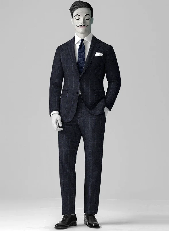 Monochrome Italian Wool Manlio Suit