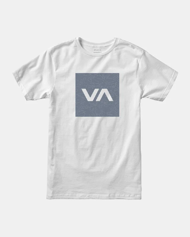 Bold graphic VA Box Fill Tee - White 2