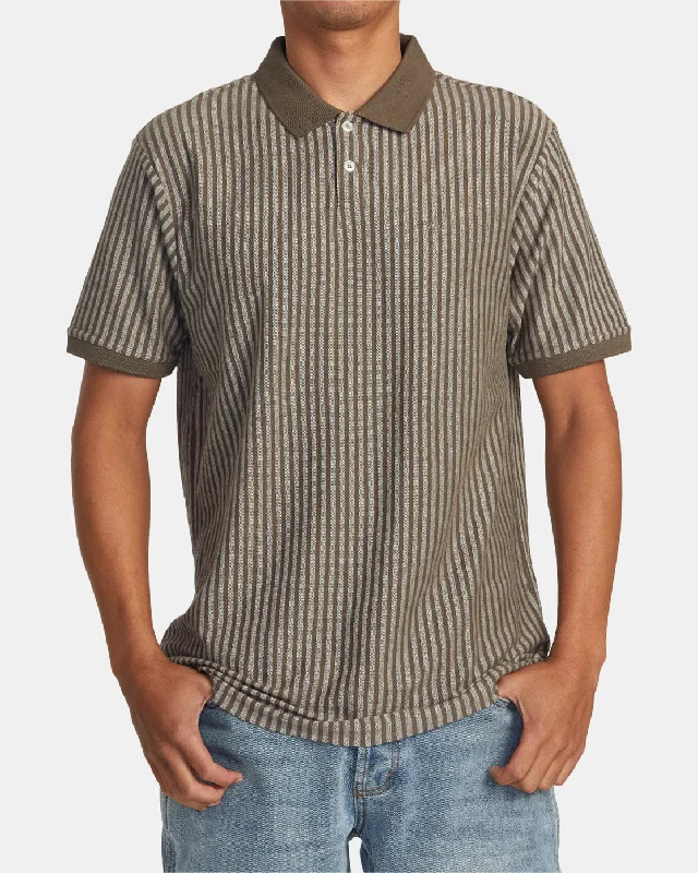 Eco-conscious Marco Polo Short Sleeve Polo Shirt - Mushroom