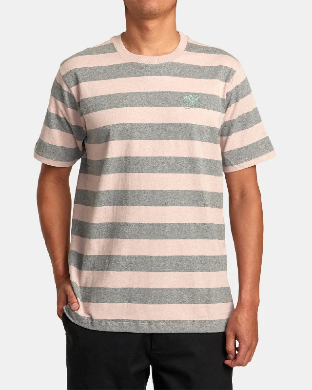 Premium fabric Corso Stripe Tee - Pale Mauve