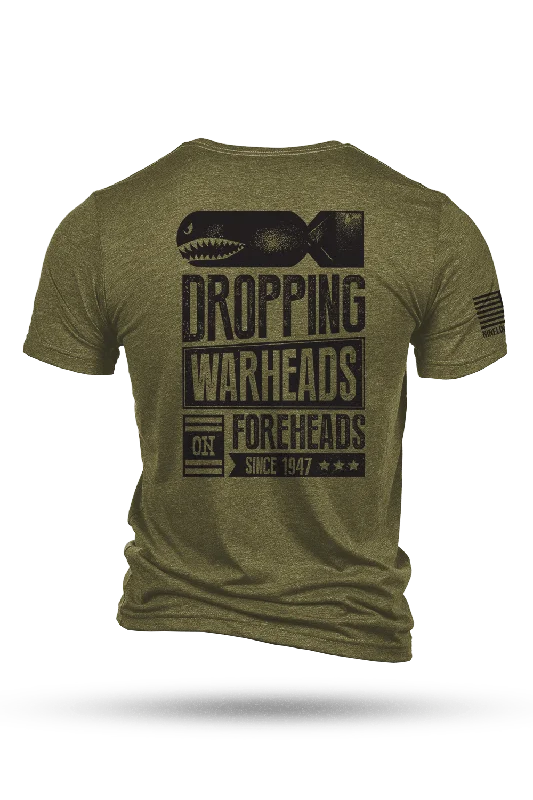 Longline fit Warheads on Foreheads - T-Shirt