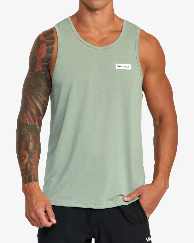 Soft fabric Icon Tank Top - Stone Sage