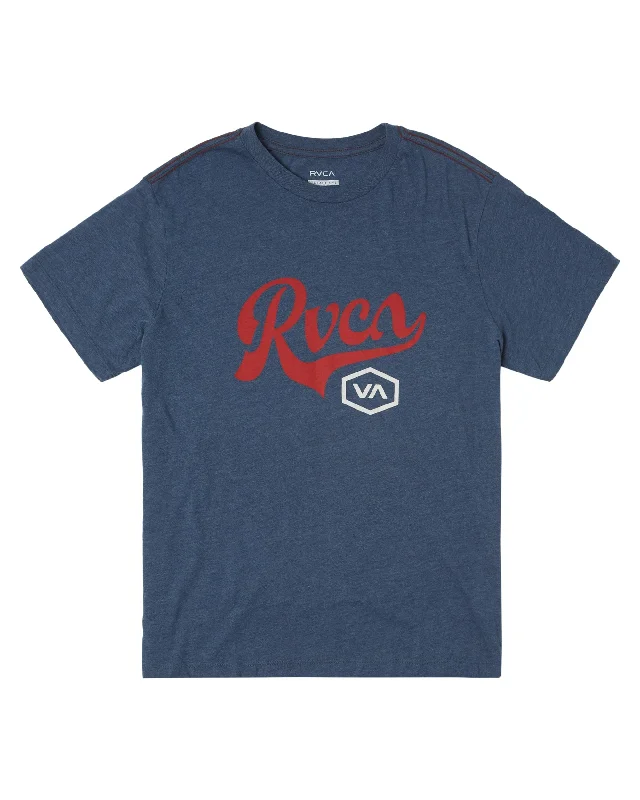 Plain tee Script Hex Tee - Navy