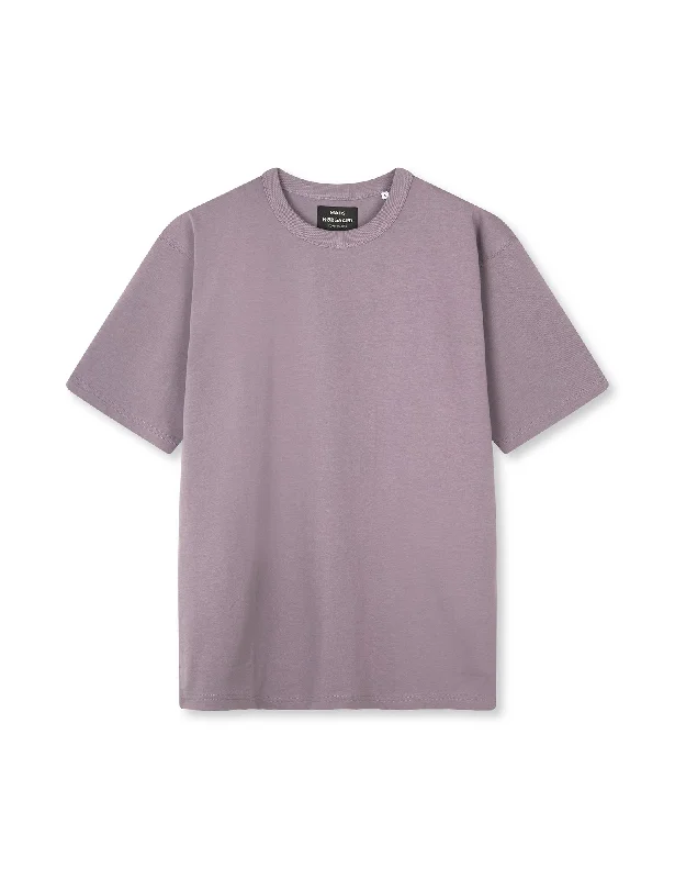 Textured fabric Combed Jersey Thorbjørn B Tee, Gray Ridge