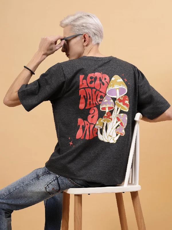 Colorful print Trendy Men's Oversized Printed Tee