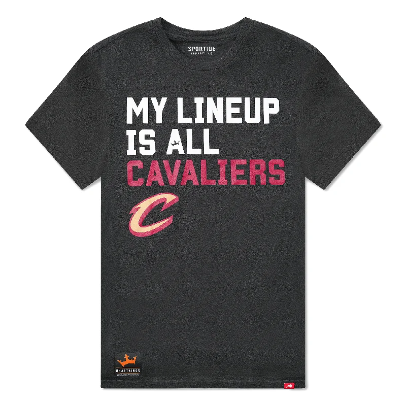 Artistic design Cleveland Cavaliers My Lineup Sportiqe Comfy T-Shirt