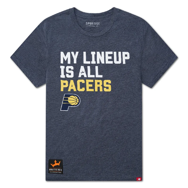 Plain tee Indiana Pacers My Lineup Sportiqe Comfy T-Shirt