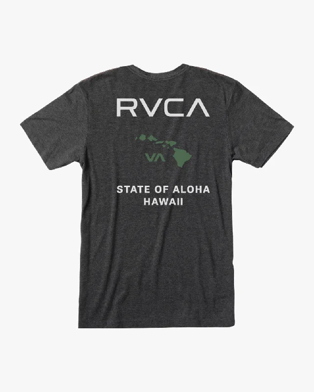 Fitted style State Of Aloha Tee - Black/Green