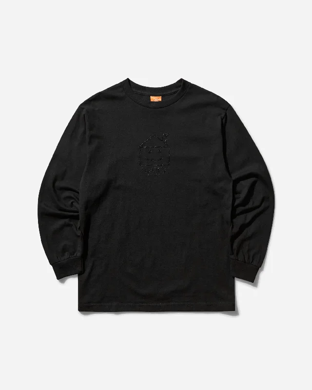 Layering tee Men's House Longsleeve T-Shirt Black