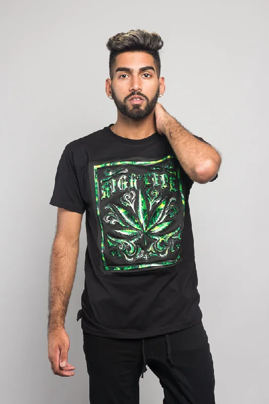 Iconic logo High Life 3D Leaf T-Shirt