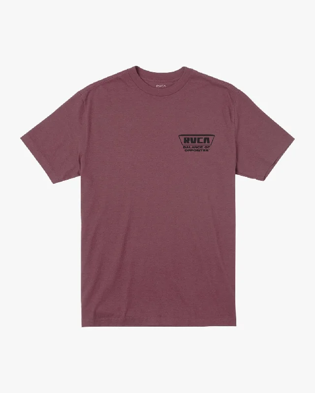 Soft touch Clawed Tee - Cranberry