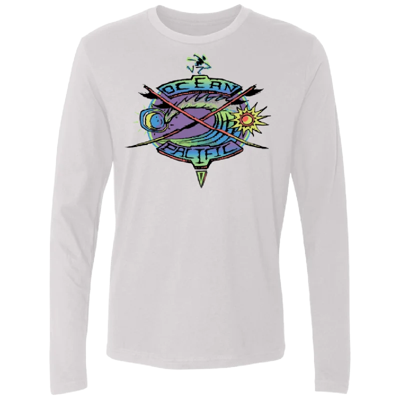 Relaxed fit Surf Crossing Neon Long Sleeve Tee