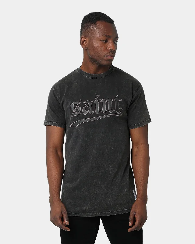 Solid color Saint Morta Westside Allstar T-Shirt Vintage Charcoal