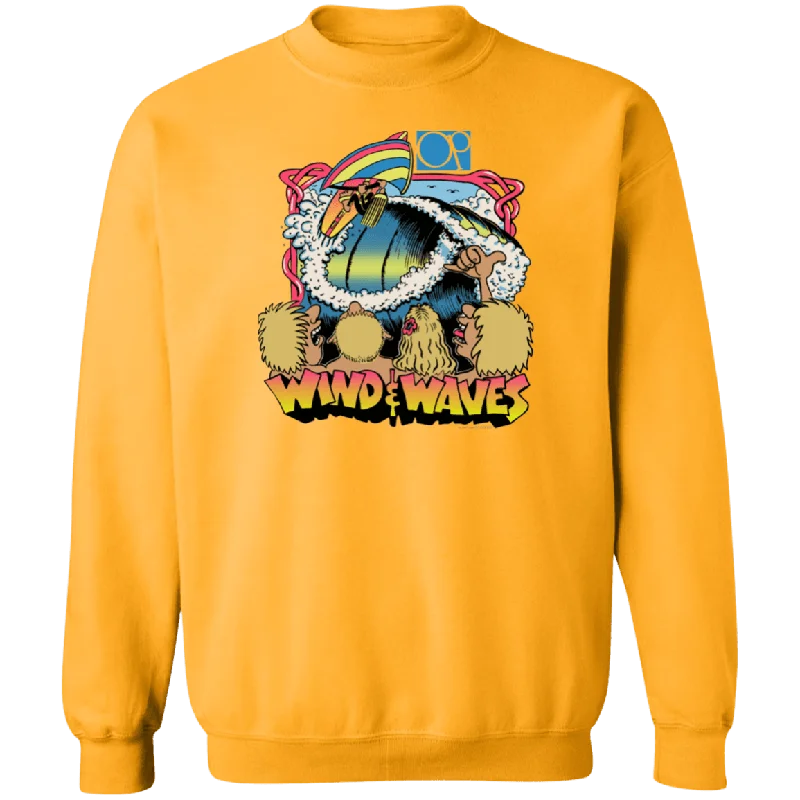 Fitted style Wind & Waves Crew Sweatshirt