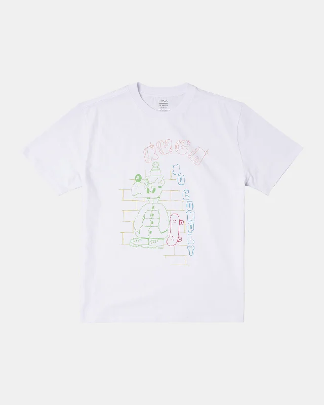 Slim fit No Comply Tee - White