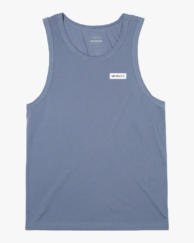 Sports style Icon Tank Top - Blue Slate